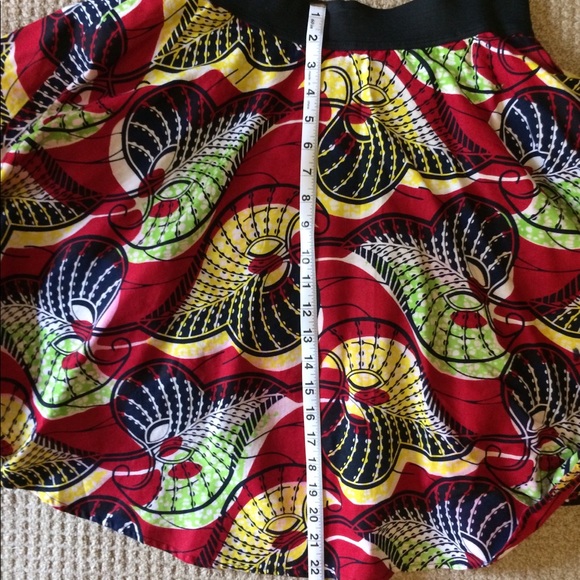 African print high waist skirt - Picture 6 of 6